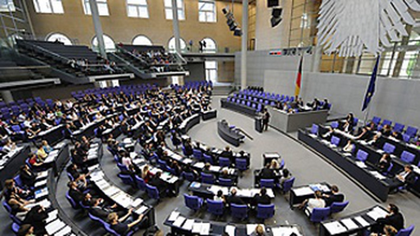 Plenum des Bundestages