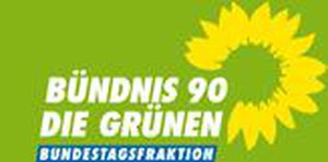Grafik zeigt Logo der Grünen im Bundestag