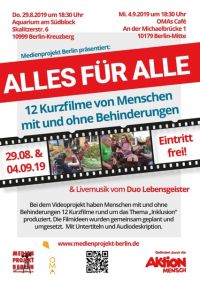 Plakat: Alles für Alle