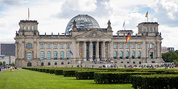 Blick auf das Reichtagsgebäude