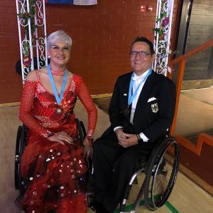 Deutsches Rollstuhltanzpaar in Tampere