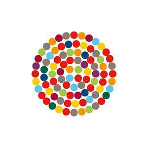 Emoji Inklusion - ein Kreis mit vielen Punkten unterschiedlicher Farben
