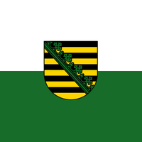 Flagge Bundesland Sachsen