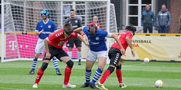 DFB-Stiftung Sepp Herberger / Finale der Blindenfußball-Bundesliga: St. Pauli und Marburg stehen im Endspiel
