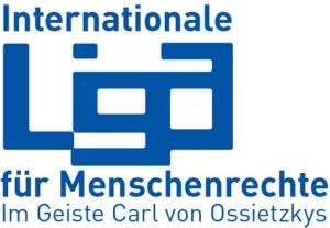 Logo: Internationale Lige für Menschenrechte