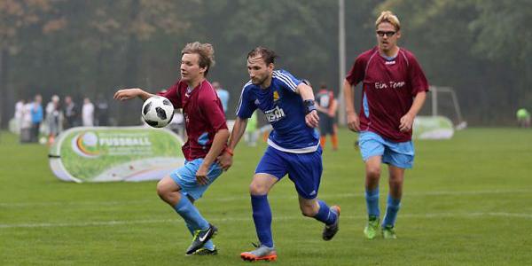 Bei der Fußball-Meisterschaft der Werkstätten für behinderte Menschen