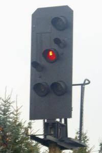 Signal zeigt Halt
