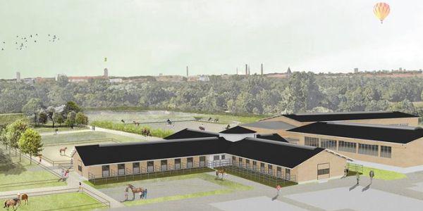 Grafik zeigt Modell des inklusiven Pferdesport- und Reittherapiezentrums