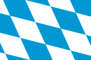 Flagge Bundesland Bayern