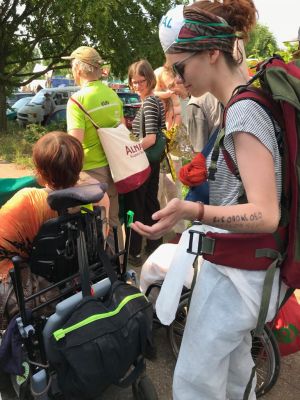 Inklusion bei Protest von Ende Gelände