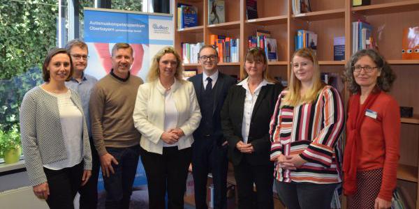 Bild vom Besuch im Autismuskompetenzzentrum Oberbayern