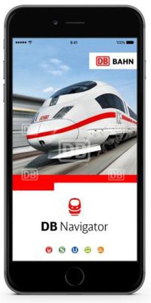 Startbild des DB Navigator