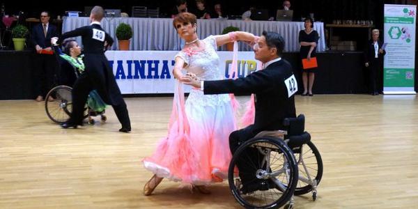 Andrea Naumann-Clément und Tanzpartner Jean-Marc Clément