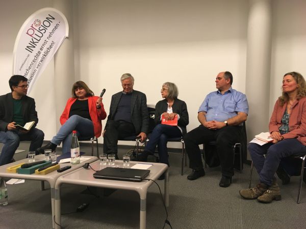Podium beim Pädagogischen Salon am 26.11.19 in Mainz