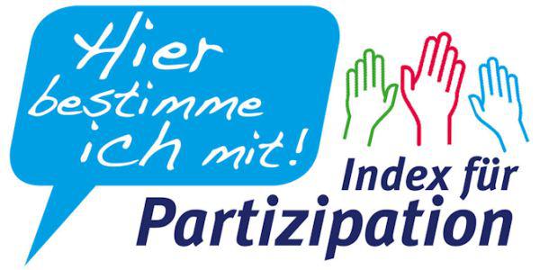 Logo: Hier bestimme ich mit: Index für Partizipation
