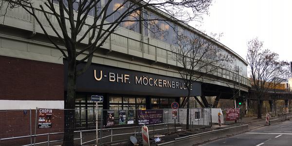 Foto zeigt U-Banhof Möckernbrücke