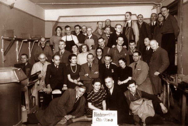 Historisches Foto der Blindenwerkstatt Otto Weidt