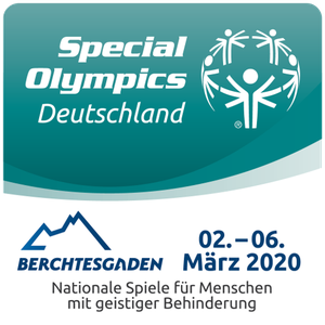 Banner der Special Olympics in Berchtesgaden