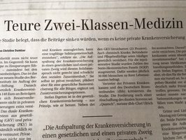 Foto zeigt Ausschnitt aus der Berliner Zeitung