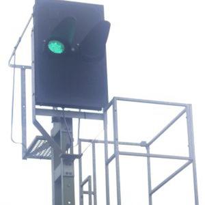 Fahrsignal zeigt Grün