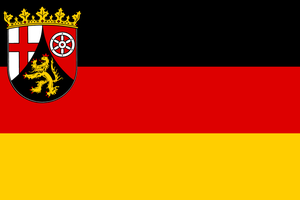 Flagge Bundesland Saarland