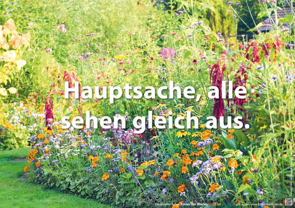 Poster: Viele verschiedene Blumen