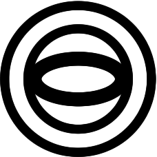 Logo AbilityWatch 2 Kreise mit einer Ellipse innen