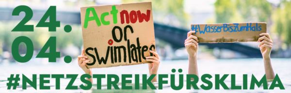 Plakat #NetzstreikfürsKlima