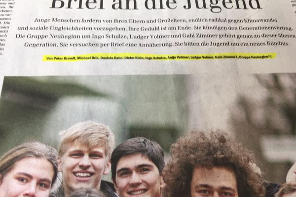 Foto zeigt Ausschnitt aus der Berliner Zeitung