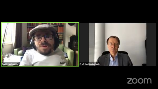Screenshot Raul Krauthausen und Karl Lauterbach