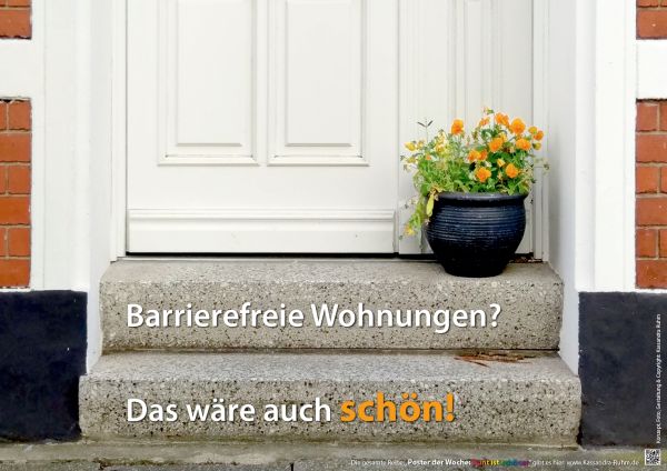 Poster der Woche: Barrierefreie Wohnungen