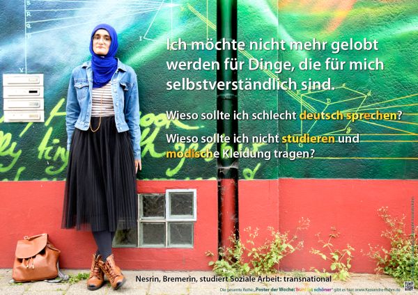 Poster: Unangemessenes Lob
