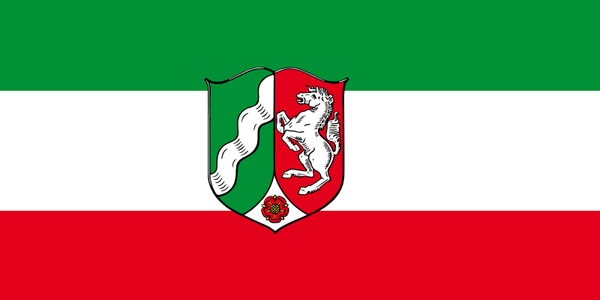 Flagge Bundesland Nordrhein-Westfalen