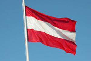 Fahne von Österreich