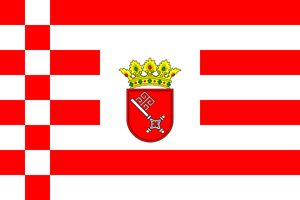 Flagge Bundesland Bremen