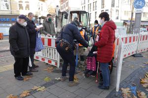 Bild von der Merci-Aktion in Kassel