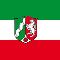 Flagge Bundesland Nordrhein-Westfalen