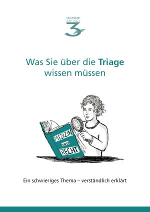 Deckblatt der Broschüre: "Was Sie über die Triage wissen müssen"