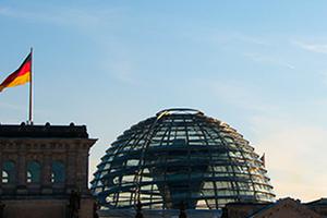Foto zeigt Reichstagskuppel
