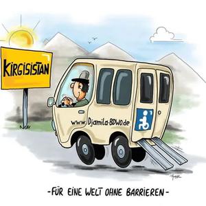 „Djamila – ein Rolli-Bus“ für Kirgisistan