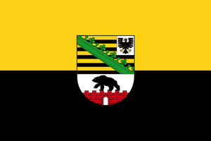 Flagge Bundesland Sachsen-Anhalt
