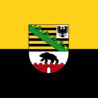 Flagge Bundesland Sachsen-Anhalt