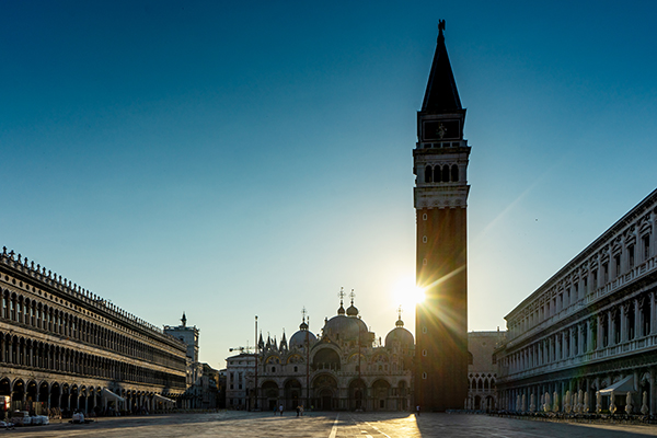 Morgen früh in Venezia