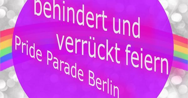 Logo: behindert und verrückt feiern Parade Berlin