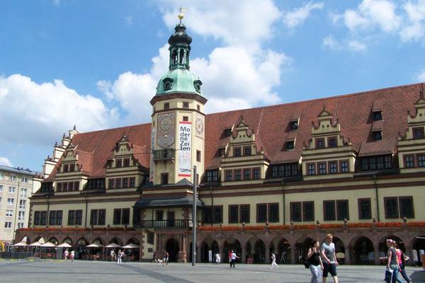 Foto des Alten Rathauses der Stadt Leipzig