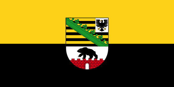 Flagge Bundesland Sachsen-Anhalt