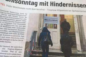 Foto zeigt Ausschnitt aus dem Berliner Aendblatt