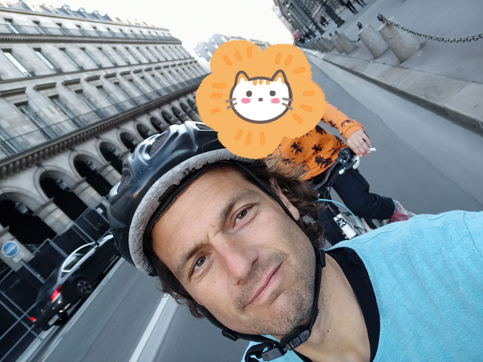 Foto zeigt Kay in Paris
