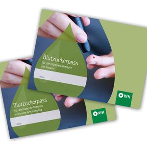 Foto zeigt Deckblatt von zwei Blutzuckerüässen