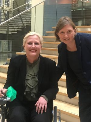 Stephanie Aeffner und Corinna Rüffer